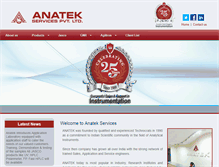 Tablet Screenshot of anatekservices.com